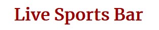 Live sports bar logo